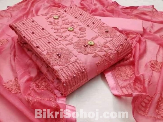 Unstitched Gujrati Cotton